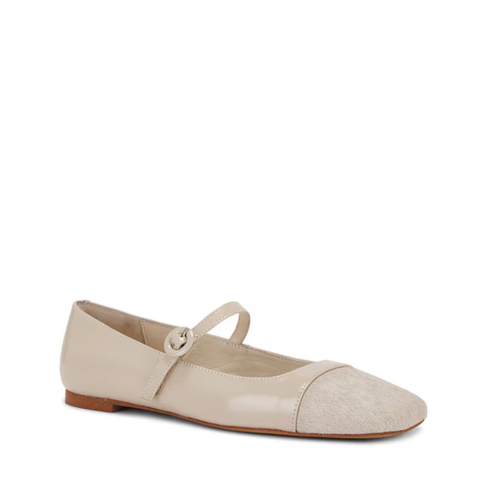 Women's Jeffrey Campbell Beige Mary Jane Flats
